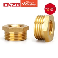 HOT 1pc BSP F1/2-M3/4 G1 Male to Female Thread Brass Hose Reducing Bushing Copper Pipe Connectors Fu