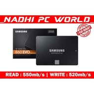 Samsung SSD 860 EVO SATA III 2.5" SSD | 250GB | 500GB | R:550MB/s W:520MB/s