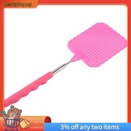 [In Stock]Flyswatter Fly  mosquito insects swatter telescopic up to 73 cm pink