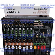 mixer audio 8 channel PHASELAB studio 8 original garansi resmi