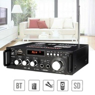 Stereo Audio Amplifier BT-298A Bluetooth Karaoke Home Theater FM Radio 600W