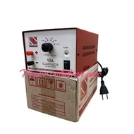 NISSON N-910P DC POWER ADAPTOR 10A STABLEIZED & PROTECTED 6 PRESET VOLTAGE 3V 4.5V 6V 7.5V 12V 13.8V