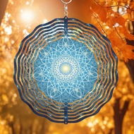 3D Colorful Wind Chime for Outdoor Garden Patio Hanging Decor Weather Resistant