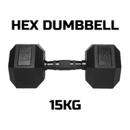 NEW‼️ HEX DUMBBELL ดัมเบลหกเหลี่ยม 15KG