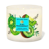 ALOHA KIWI PASSIONFRUIT - BATH AND BODY WORKS BBW 3 WICK SCENTED CANDLE