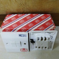 MK 4872 DI WHI 10 Amp 2 gan 1 Way switch with SIRIM approved