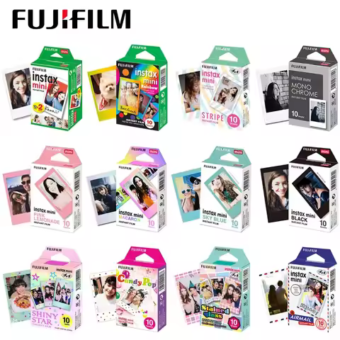 Fujifilm Instax Mini Film Optional Photo Frame 10-100 sheet Photo Paper For Instax Mini 12 11 9 Inst