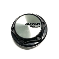 Car modification 1PC 68mm ADVAN Center Cap ADVAN Racing  BLACK RED SILVER LOGO Car Modified Wheel Ce