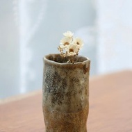 交換禮物/侘寂風迷你乾花器 花插小瓶 療癒小物 可放棉花棒單據