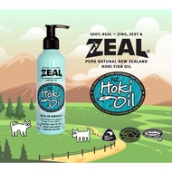 ZEAL 100% Natural Hoki Fish Oil Supplement for Dogs &amp; Cats (225ml)