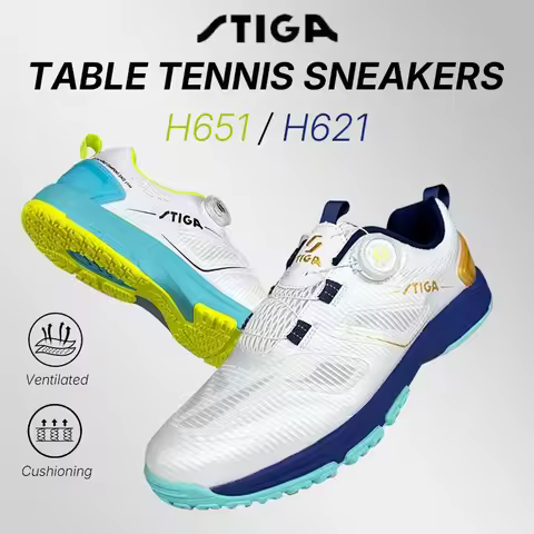 STIGA Table Tennis Shoes H621 H651 Professional Indoor Court Footwear Men Women Ping Pong Sneakers L