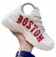 🔥รองเท้าหนังMLB_boston Red✅สวยหรู100% ใส่สบายเท้า เพิ่มความมั่นใจ รองเท้าผ้าใบ รองเท้าลำลอง รองเท้ากีฬา รองเท้าแฟชั่น