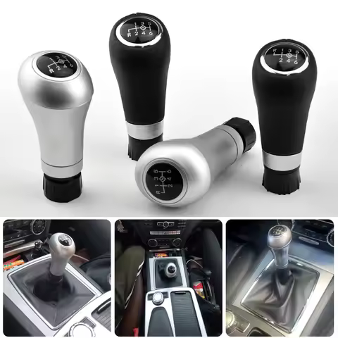6 Speed Gear Shift Knob Shifter Lever Stick For Mercedes Benz W203 S203 CL203 W209 W204 C204 C63 C30