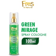 Fresh & Natural Spray Cologne Hijab ReFres Green Mirage Botol 100 ml - Parfum fresh