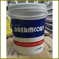➖ ★ ❃ NATION DREAMCOAT FLAT LATEX WHITE | 1 LITER AND 1 GALLON | WATERBASE PAINT | NO ODOR