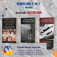 3 in 1 Package of History Books + Bonus, Greatest Muslims in History, A Short History of The World W