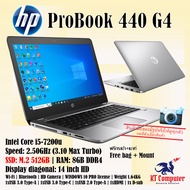 HP ProBook 440 G4 i5-7200u (3.10 Max Turbo) | SSD 512GB M.2 | Ram 8GB | Wi-Fi | Bluetooth | HD Camera | HDMI โน๊ทบุ๊ค(Notebook) แล็ปท็อป(Laptop) มือสอง ถูก ดี มีรูปสินค้าตัวจริงให้ดูทุกตัว