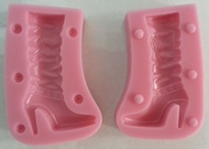 Shoe High Heel Boots Gum Paste Mould - SSM02
