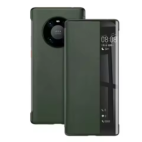 Original Huawei Mate 40 Pro Mate 40 Mobile Phone Case Smart View Mirror Leather Protection Back Cove
