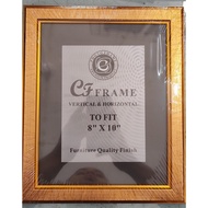 8x10 inch Wooden Photo Frame 8R/ - BLACK-WHITE-GOLD-WHITE GOLD