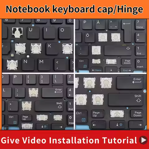 Replacement Keycap Key cap Hinge for DELL Latitude E5550 E5570 E5580 E5590 Precision M3510 M7510 771