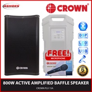 Crown PLX 15A Speaker / Amplified Baffle / Active Speaker / 800W / Original Crown