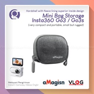 AMagisn Mini Case for Insta360 GO 3 3S Portable Sport Camera Storage Bag Insta 360 GO3S