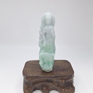 溫潤春彩普賢菩薩吊墜 生肖龍蛇守護神 |天然緬甸玉A貨翡翠