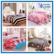 Selimut Baldu Gebu Soft Fleece Blanket Bercorak Printed Fleece Blanket Coral Freeze Gelbu Toto