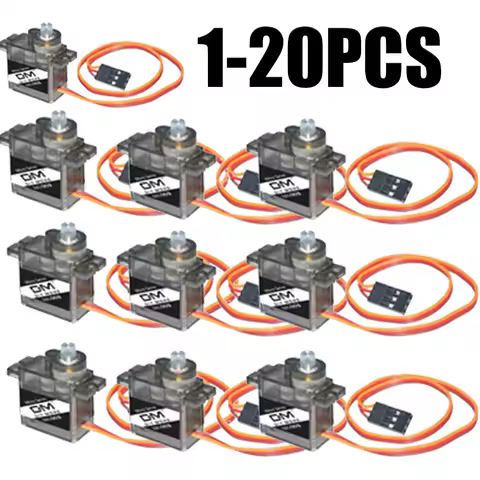 MG90S Servo Diymore 1/4/10/20 Pcs All Metal Gear 9g Upgraded Version For Helicopter Plane Boat Car M