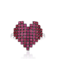 APM Monaco pixel art AMOUR index finger ring female fashion personality jewelry love ring