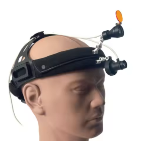 4K USB-C Head-Mounted Camera with LED Light Tiny HD Headband Camera Hands-Free for Vet Surgery Medic