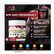 MMX SUPER HUMAN Pre Workout GREEN APPLE / WATER MELON (60 seving) SPR HMN to increase focus and stre
