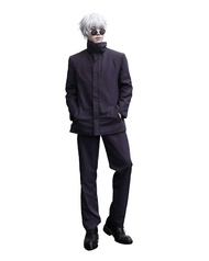 Rulercosplay Anime Costume for Gojo Satoru of Jujutsu Kaisen with Eye Mask Academy Uniform Cosplay C