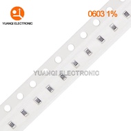 100pcs 0603 1% SMD resistor 1/10W 107K 121K 143K 165K 221K 274K 287K 348K 412K 487K 576K 619K 787K 9