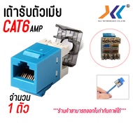 เต้ารับหัวแลนตัวเมีย AMP CAT6 RJ45 MODULAR JACK มีให้เลือกหลายเเบบ กดดูที่ตัวเลือก