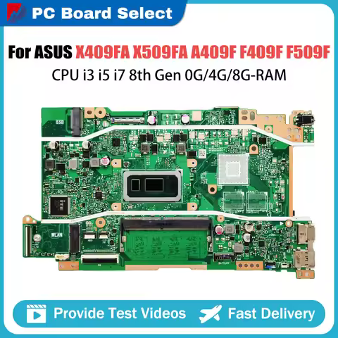 X409FB Motherboard For ASUS X509FA X509FB X409FL X409FJ X409F A409F F409F F509F A509F FL8700F Laptop