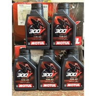 100% ORIGINAL MOTUL 300V ROAD RACING 10W40 15W50 1L 100% Synthetic ESTER Core Racing Motorcycle Oil 
