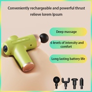 Mini Massage Gun High Frequency Muscle Tissue Pain Massage Gun Portable Fitness Vibrator Mom Mother's Day Gift