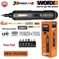 Worx New! 4v Upgrade Version with  WX240.7（ FREE AirBeg Packing Powerful Cordless Screwdriver