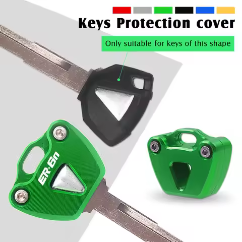 For KAWASAKI ER-6N ER-6F ER6N ER6F NINJA 650 Motorcycle CNC Key Cover Case Shell Keys Protection key
