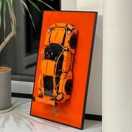 Display Wallboard for Lego Technic 42056 Porsche 911 GT3 RS, Adult Collectibles Lego Car Wall Mount 