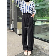 【READY STOCK AT Johor】 CherryShop⭐Suit pants womens thin comfortable pants workplace trousers