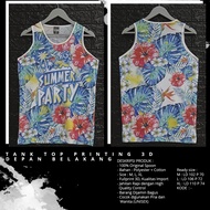 Tanktop/Singlet Pria/Wanita|Olahraga/Pantai | Motif - Summer Party