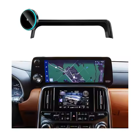 For Lexus LX600 LX700 2022-2025 2026 Car Phone Holder Screen Fixed Clip Wireless Charger Phone Mount