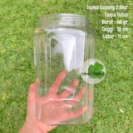 Toples Cupang 2 liter toples ikan cupang murah tebal