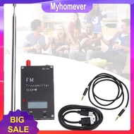 2000M 0.5W Adjustable Frequency FM Transmitters Digital Display Stereo 76-108M