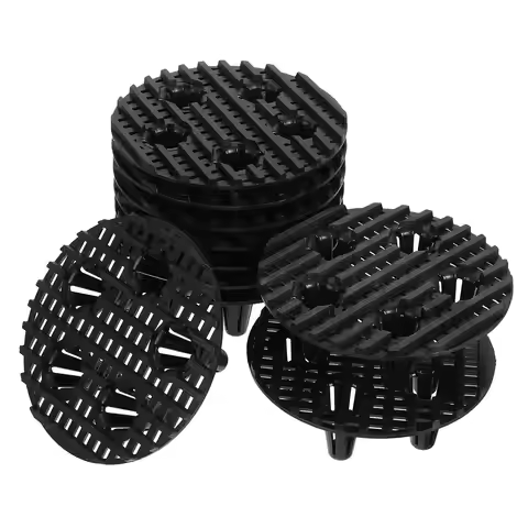 10Pcs Plastic Plant Pot Feet Thickened Ventilated Risers for Indoor Outdoor Flower Pot Drainage Anti