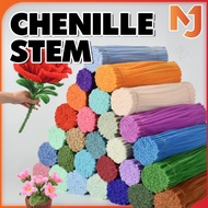 McJoden - CHENILLE STEMS [26 Colors] 100pcs 8mm (Thick) Colorful Wire/Flower Wire Craft/Kawat Bulu/D