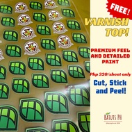 Batuts Ph - UV DTF A3 SHEET UV STICKER PERSONALIZED LOGO STICKER CUSTOMIZED STICKER